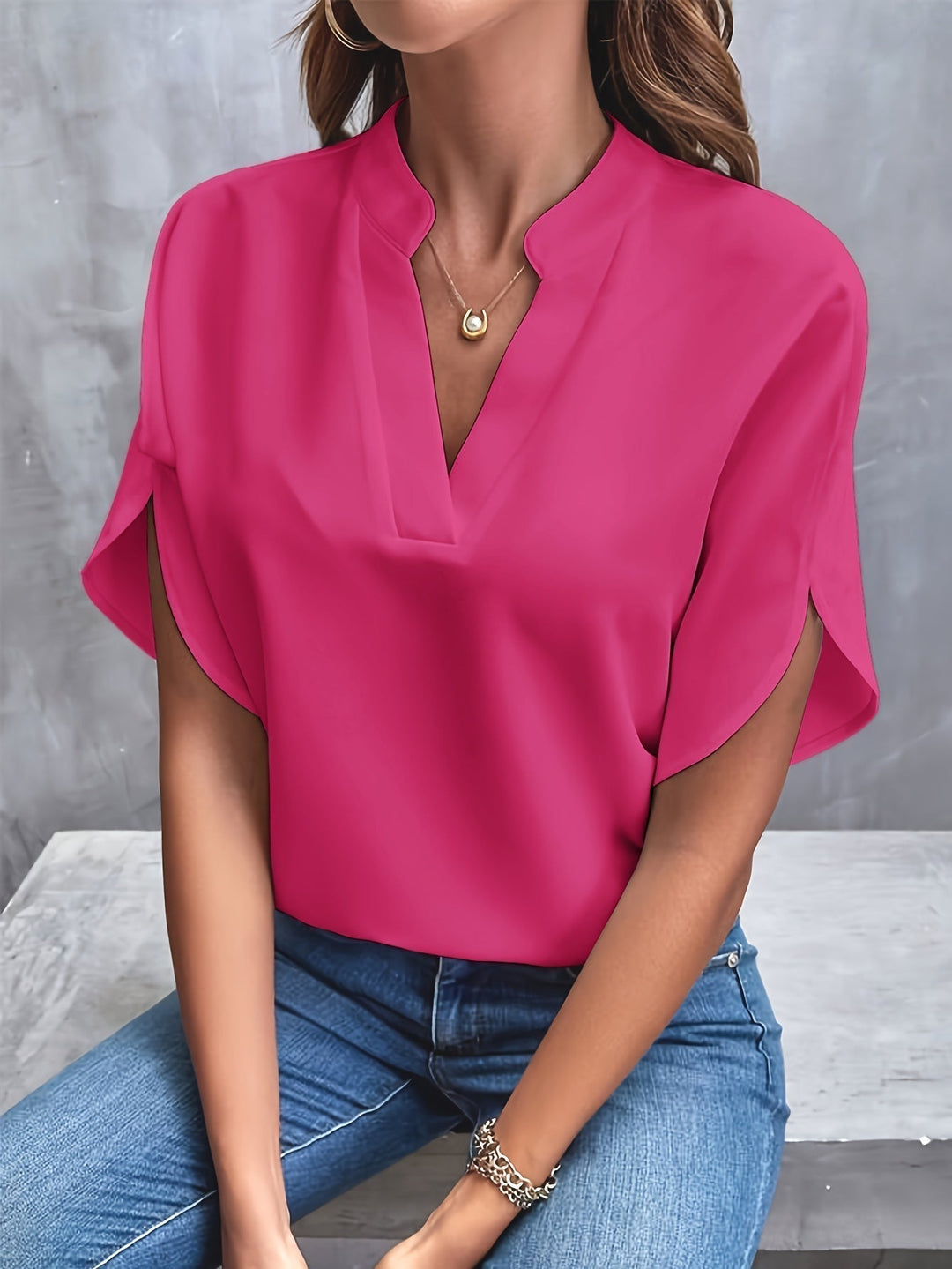 Zijdezachte Luxe Elegante Blouse