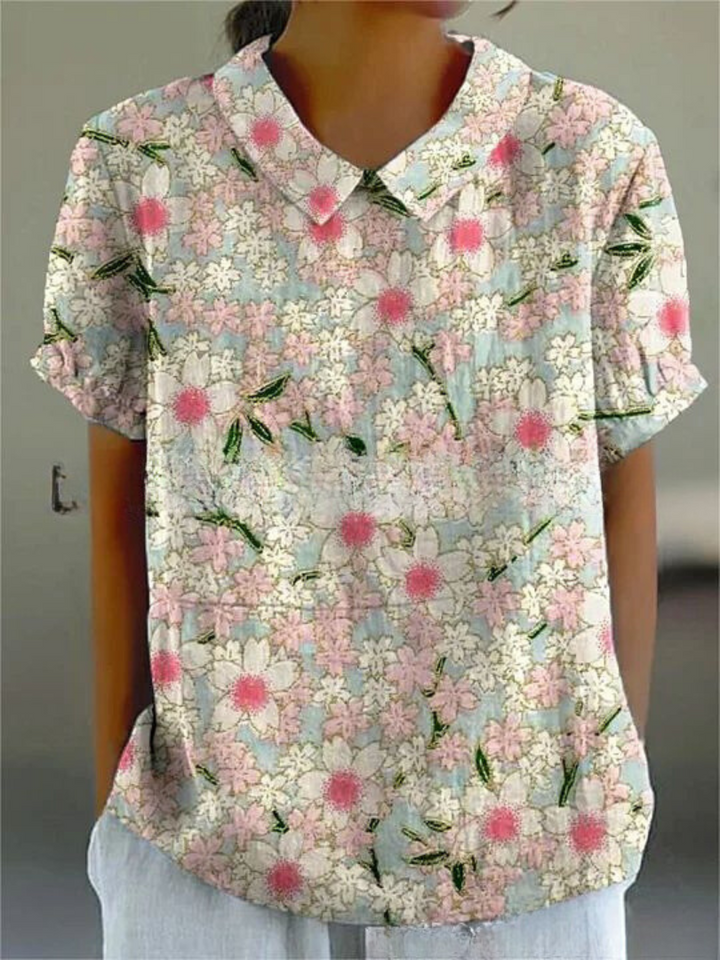 Lichtgewicht Shirt met Bloemenprint