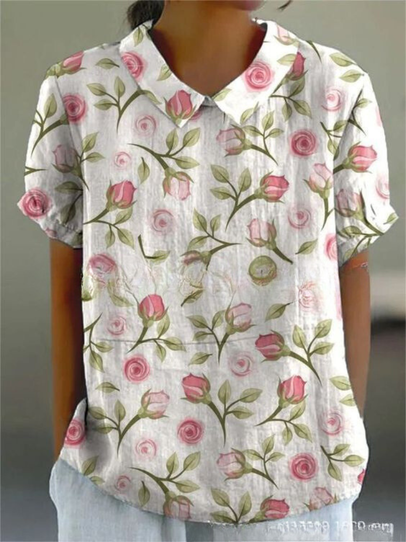 Lichtgewicht Shirt met Bloemenprint