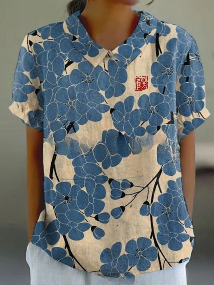 Lichtgewicht Shirt met Bloemenprint