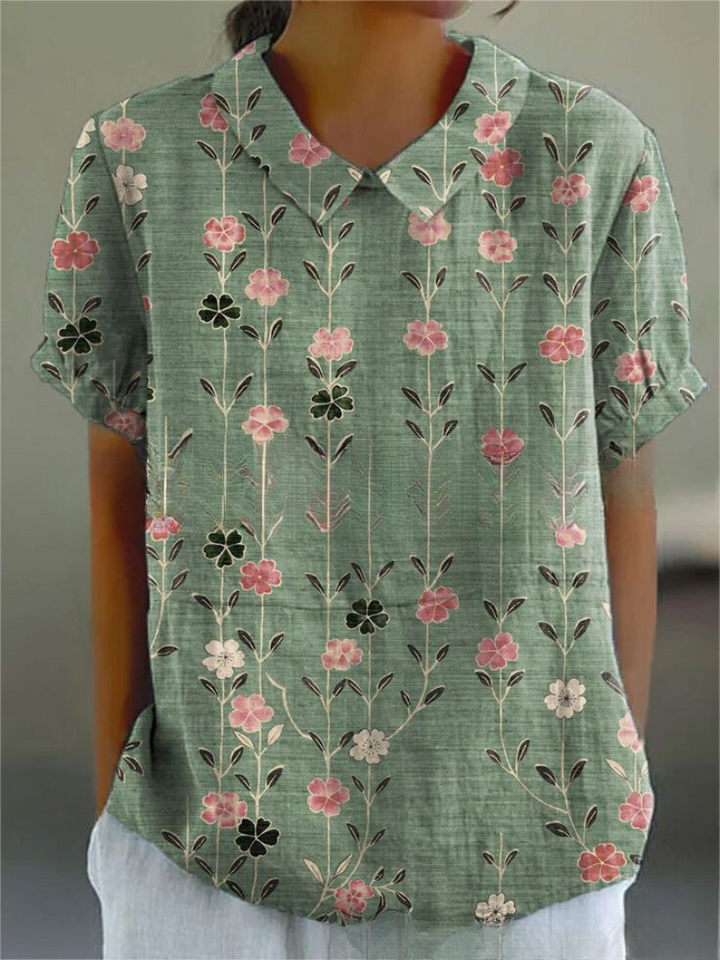 Lichtgewicht Shirt met Bloemenprint