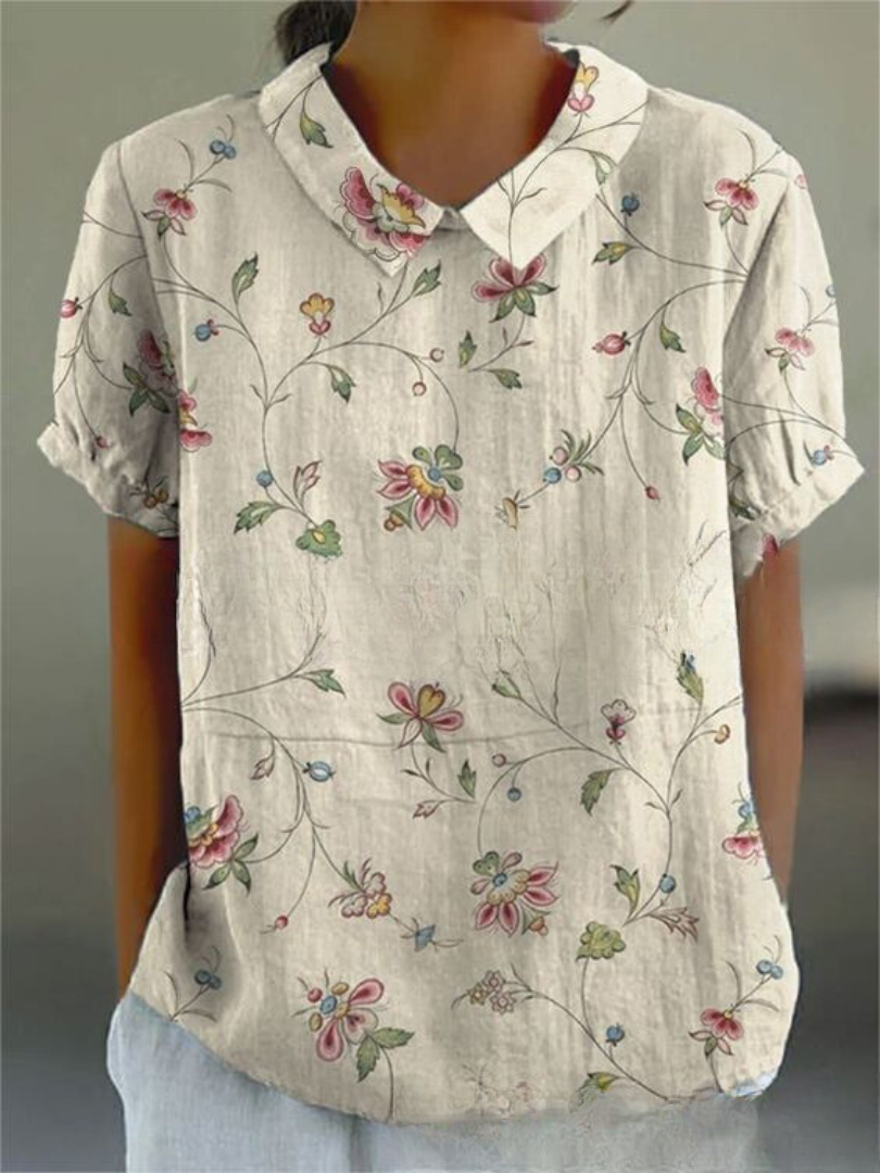 Lichtgewicht Shirt met Bloemenprint