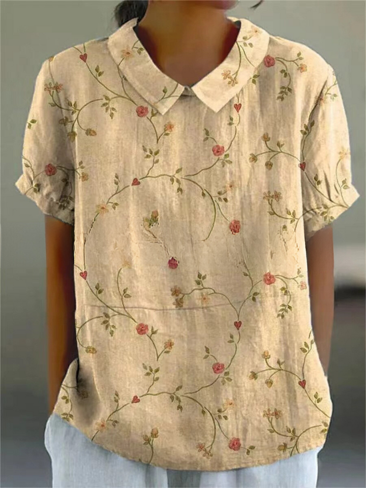 Lichtgewicht Shirt met Bloemenprint