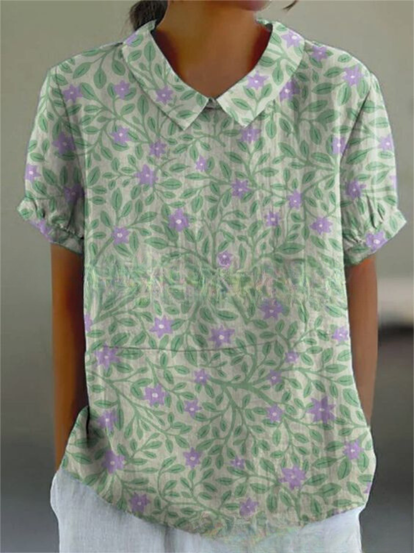 Lichtgewicht Shirt met Bloemenprint