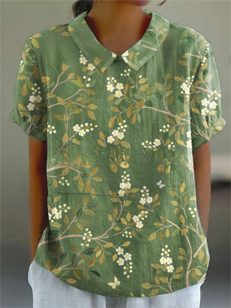 Lichtgewicht Shirt met Bloemenprint