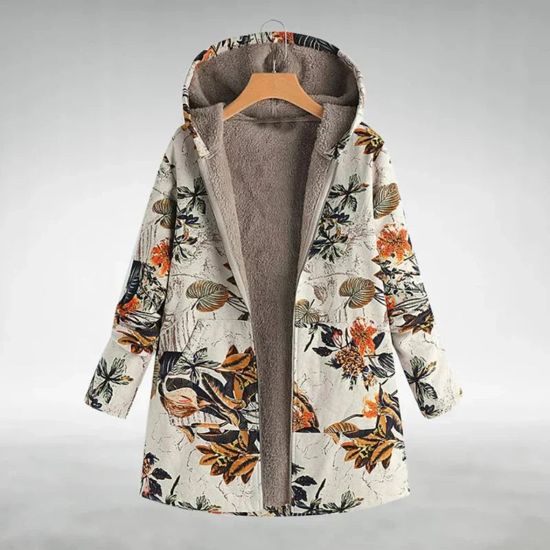 Stijlvol Fleecejack met Bloemenprint