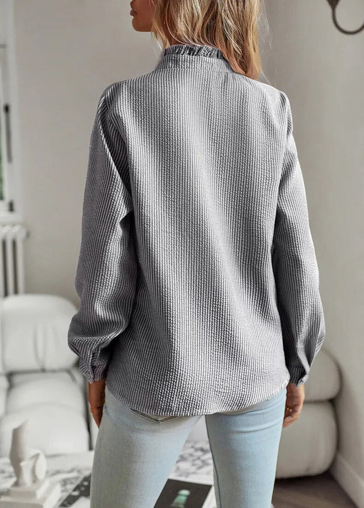 Stijlvolle Polo Blouse met Zachte Finish