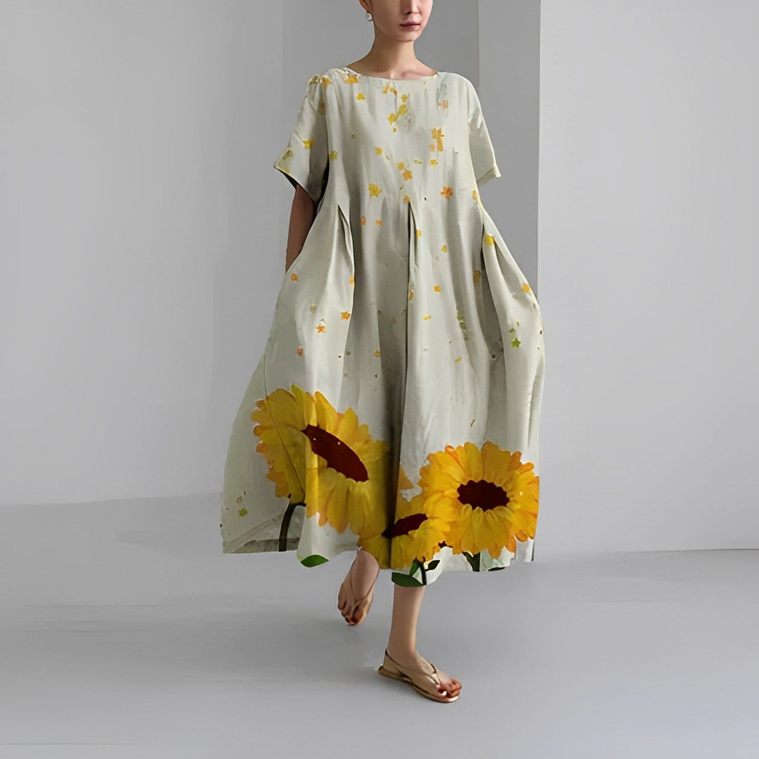 Retro Big Swing Los Maxi Jurk