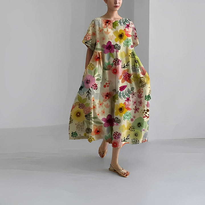 Retro Big Swing Los Maxi Jurk
