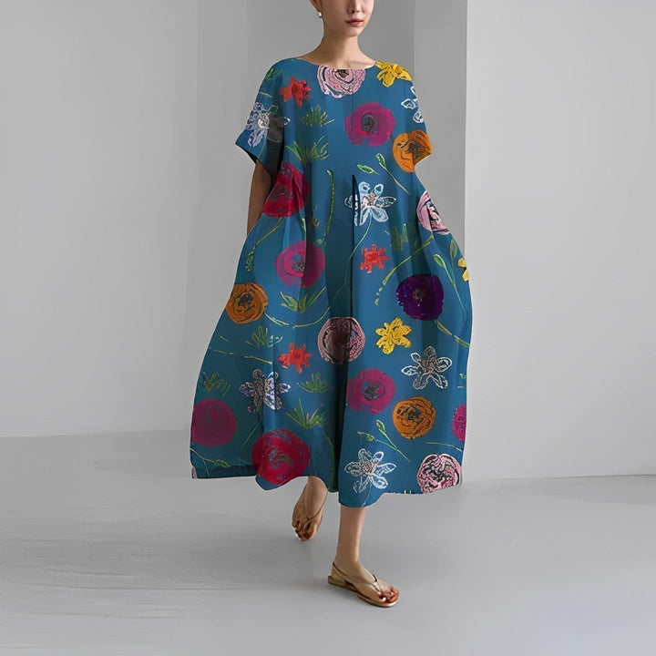 Retro Big Swing Los Maxi Jurk