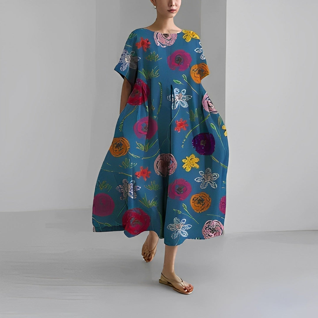 Retro Big Swing Los Maxi Jurk