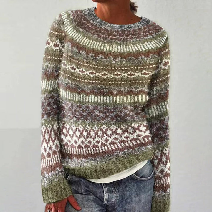 Fair Isle Gebreide Trui voor Dames