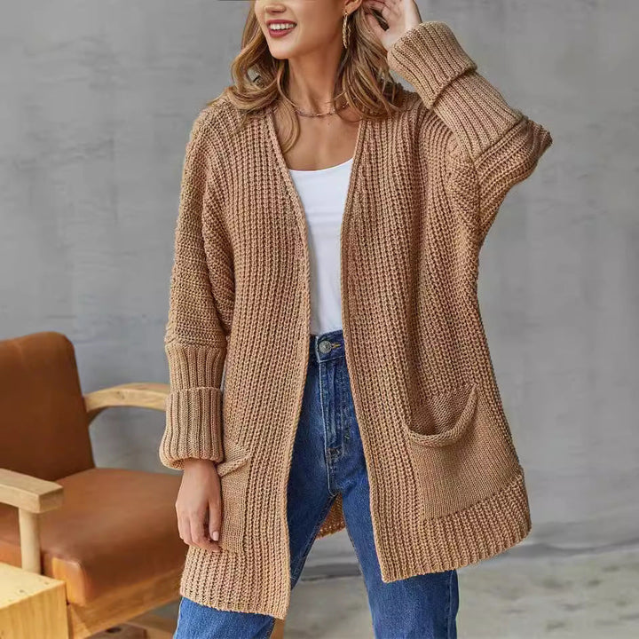 Dames Gebreide Casual Vintage Long Sleeve Cardigan