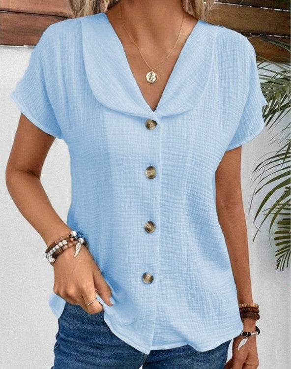 Chique zwierige zomerblouse voor een moeiteloze stijl