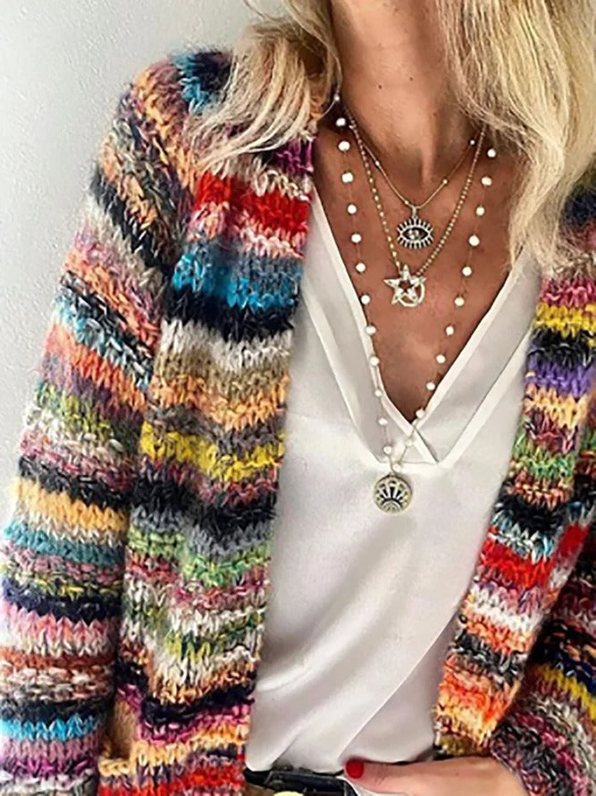 Fair Isle Icelandic gebreide pullover