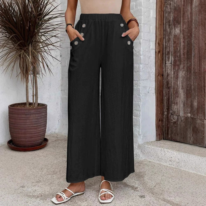 Casual Loose Trousers met elastische taille