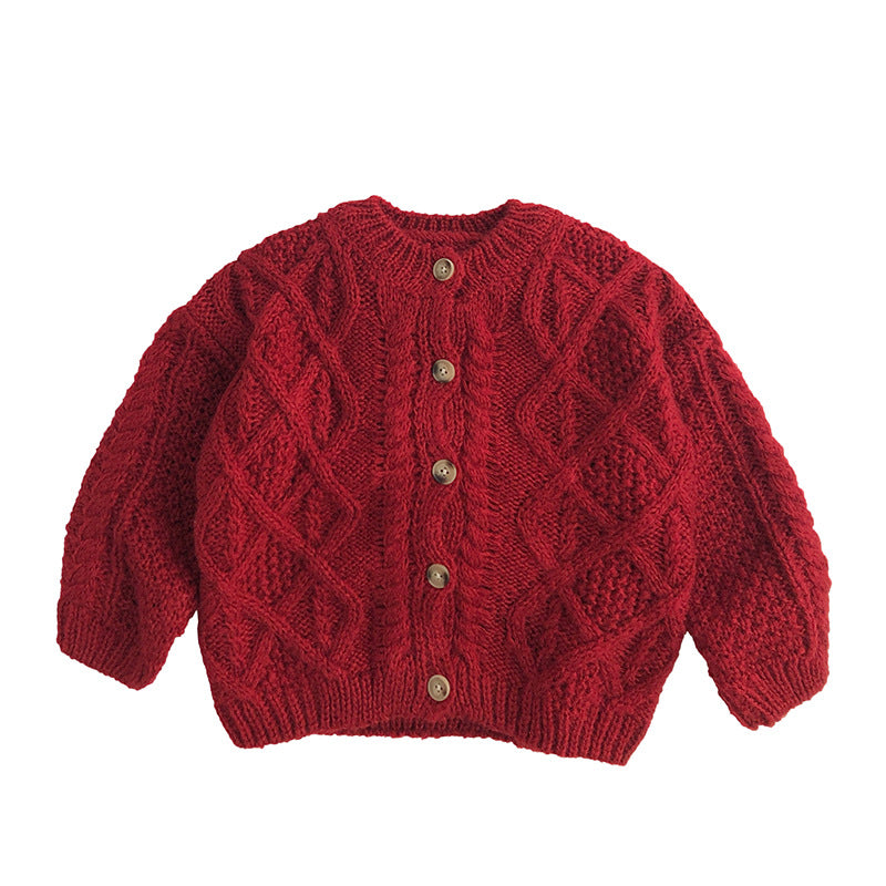 Comfortabele gebreide vest met relaxed fit