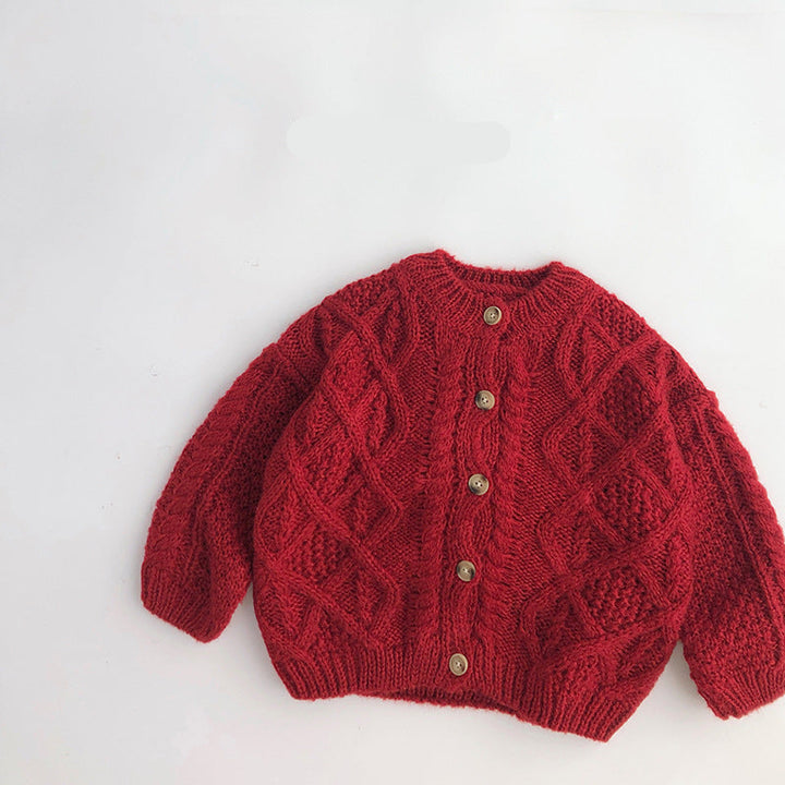 Comfortabele gebreide vest met relaxed fit