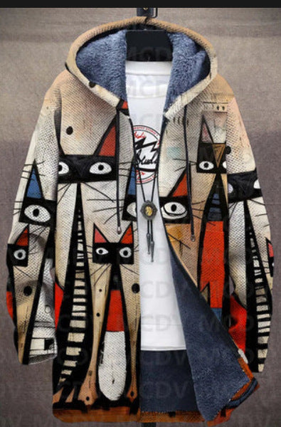 Cool Cat Print Jacket voor heren