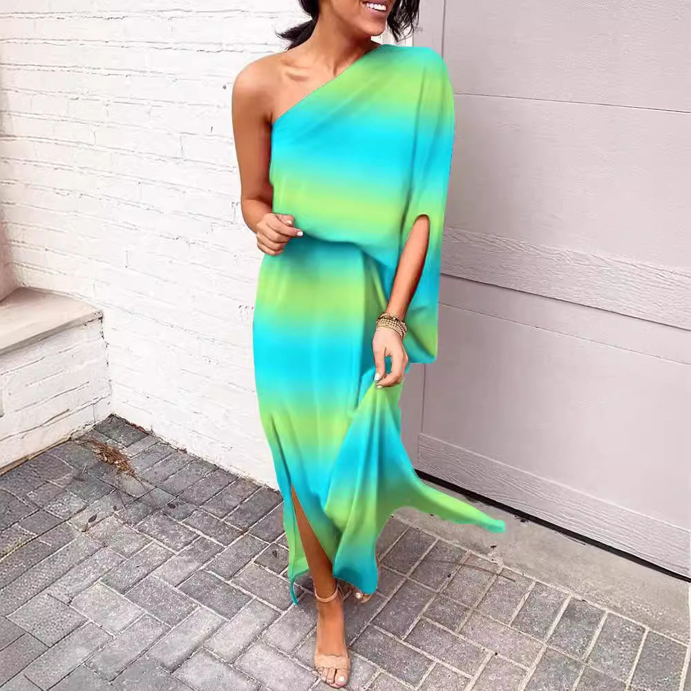 Bodycon jurk met één mouw