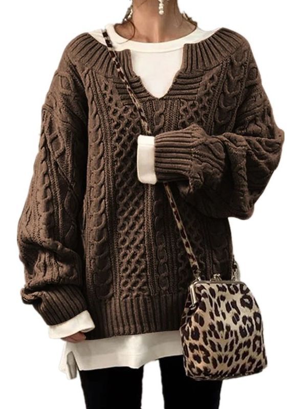 Casual gebreide trui voor dames