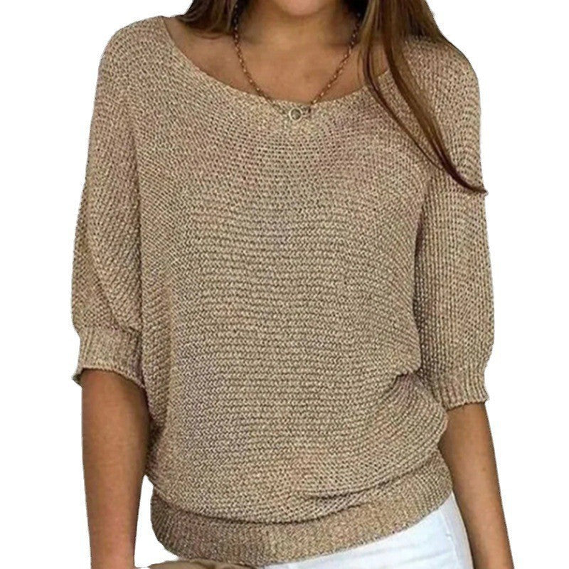 Relaxed Ribgebreide Lounge Top
