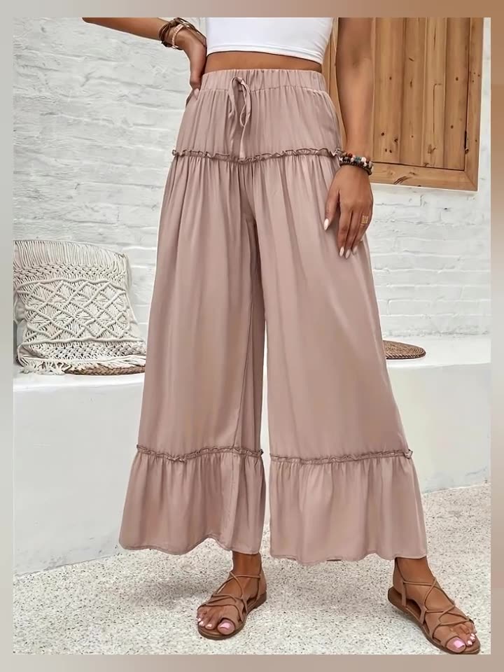 Comfy High Waist Casual Broek