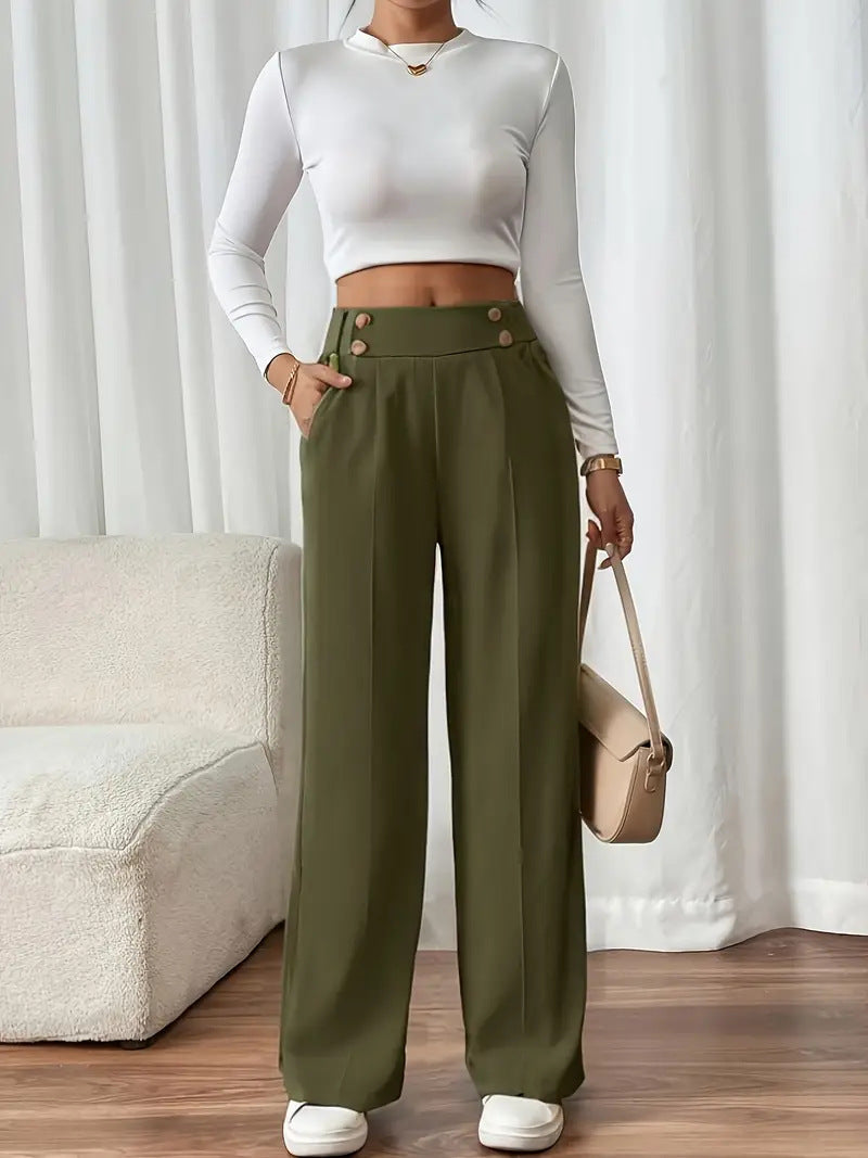Elegante High Waist Pantalon