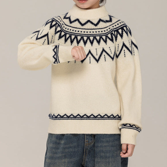 Kinderpullover met lange mouwen