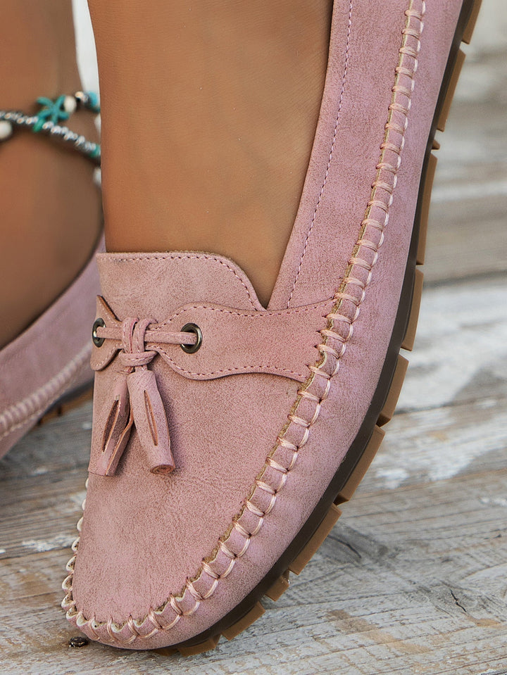Pluche zachte mocassins voor ontspannen dragen