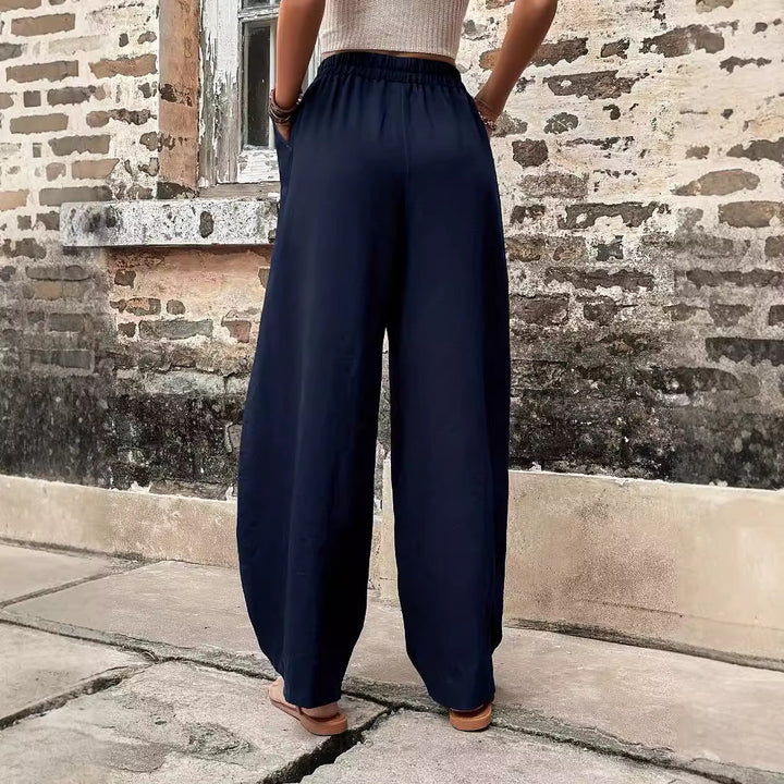 Cargo broek met elastische taille