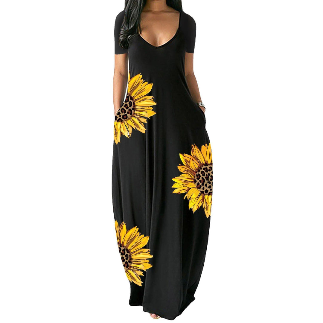Easy Fit Bloemenpatroon Jurk