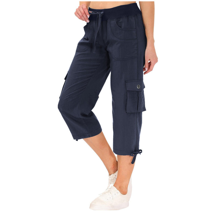 Athletic Loose Fit Hiking Pants met trekkoord