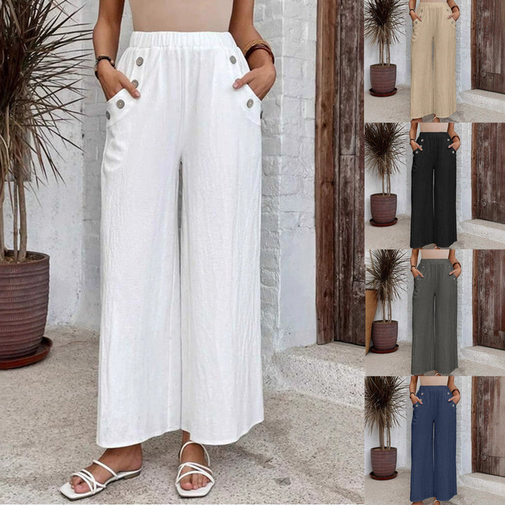 Casual Loose Trousers met elastische taille