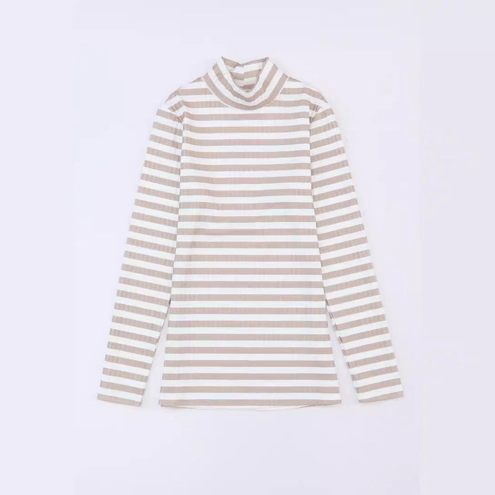 Gestreepte knit pullover trui voor dames
