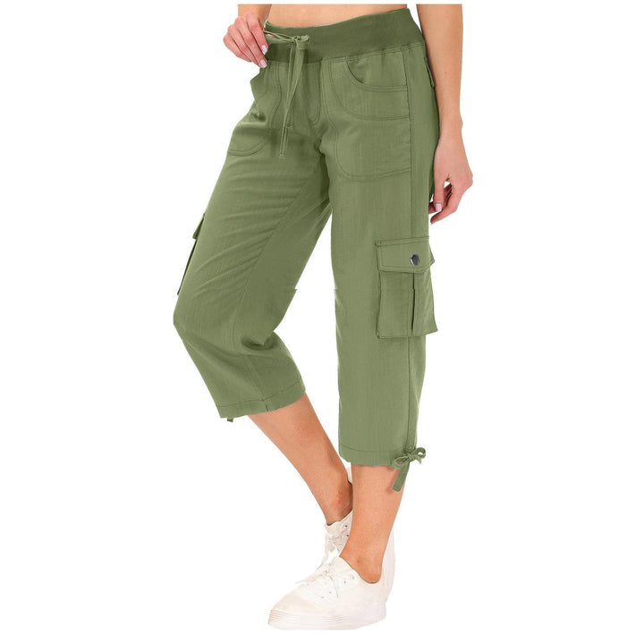 Athletic Loose Fit Hiking Pants met trekkoord