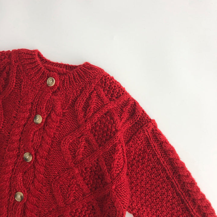 Comfortabele gebreide vest met relaxed fit