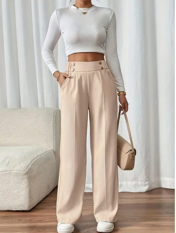 Elegante High Waist Pantalon