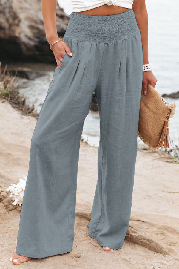 Katoenen casual broek
