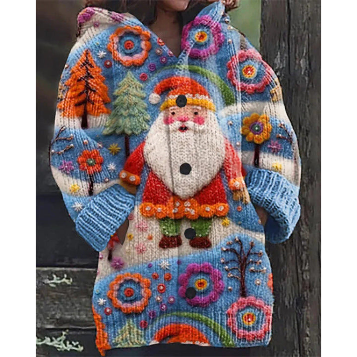 Cape-jasje met abstract patroon voor dames