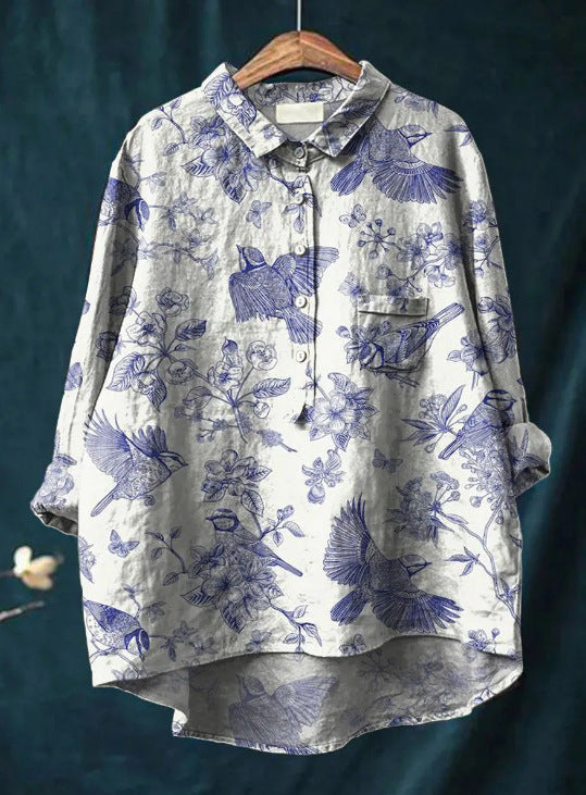 Chique bloemenblouse met trendy stijl