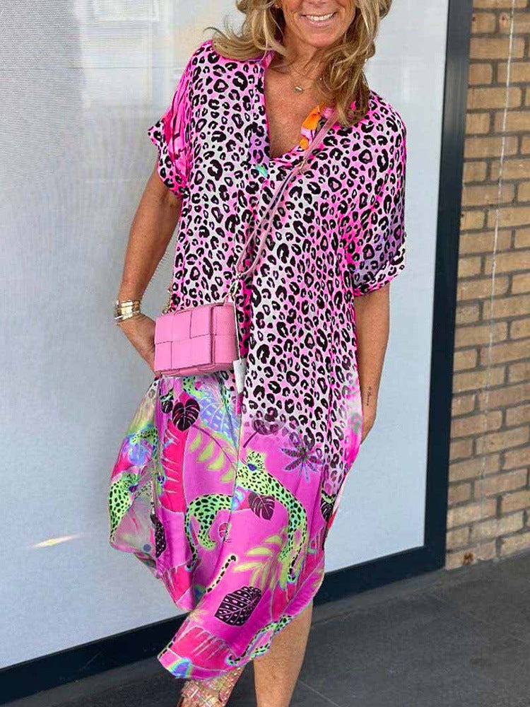 Lichte Vibe jurk met print