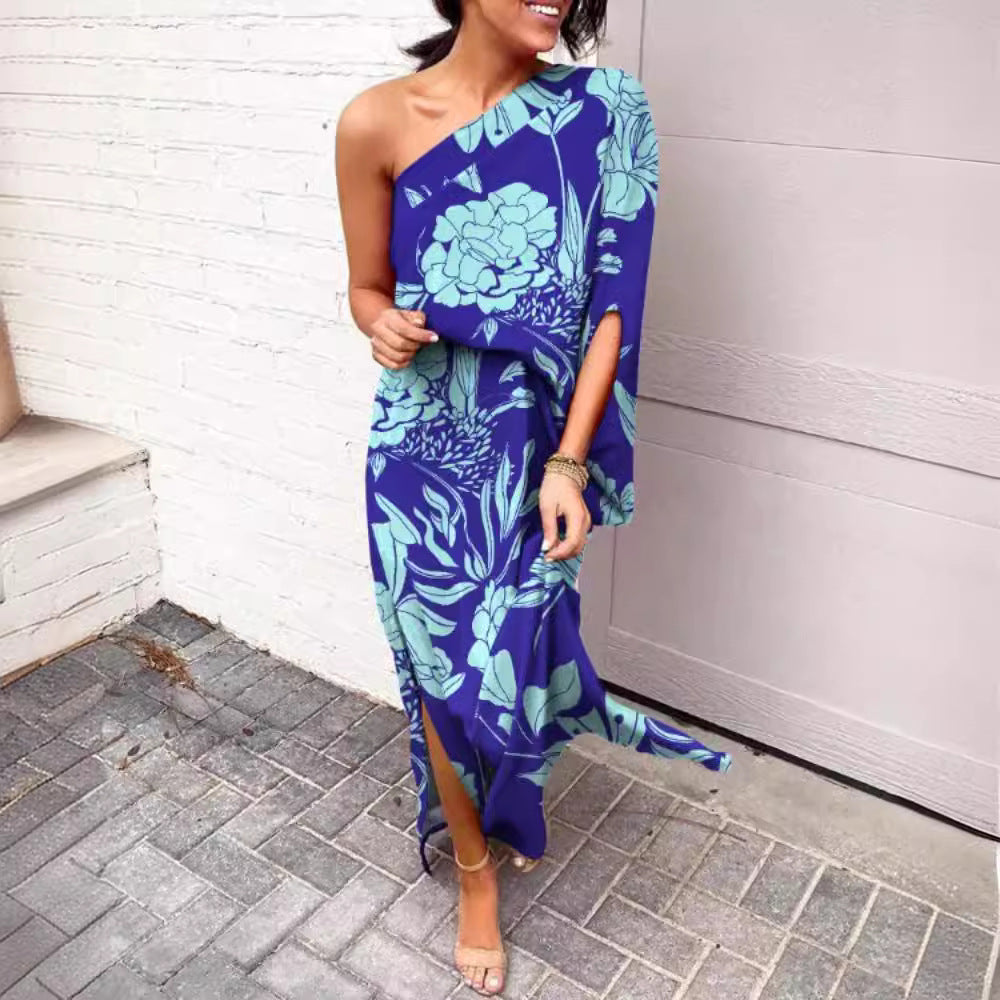 Bodycon jurk met één mouw