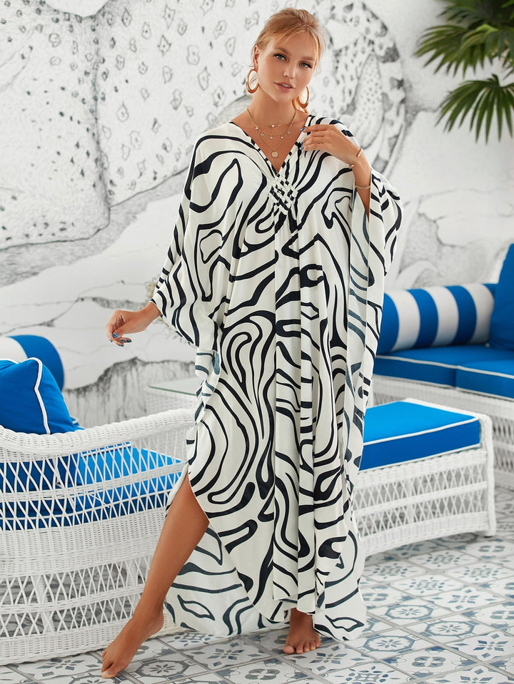 Coastal Haze Maxi-jurk