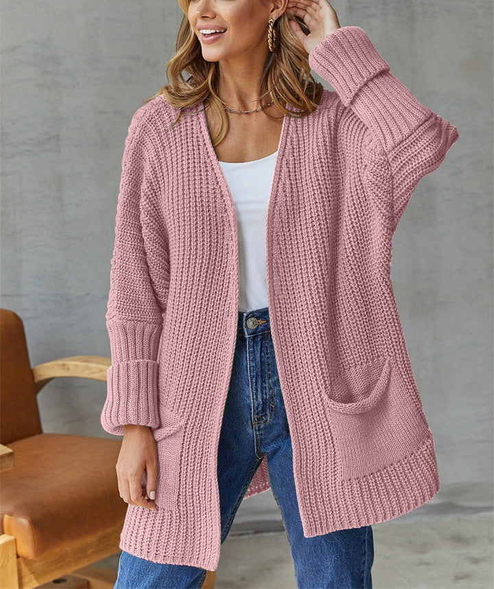 Dames Gebreide Casual Vintage Long Sleeve Cardigan