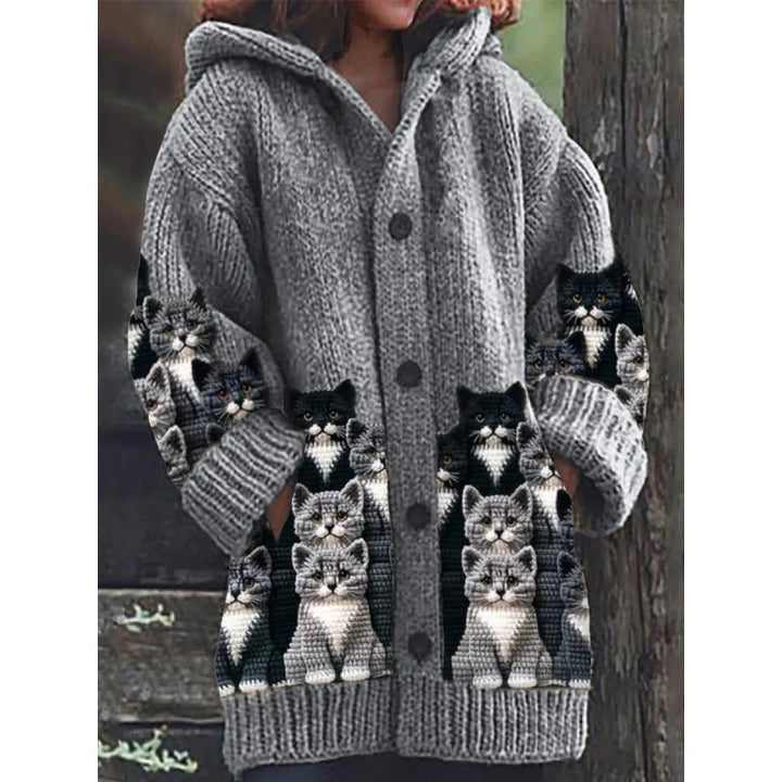 Casual Cape Jacket met Zakken