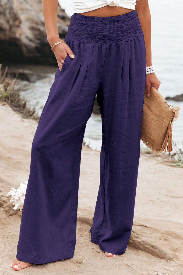 Katoenen casual broek