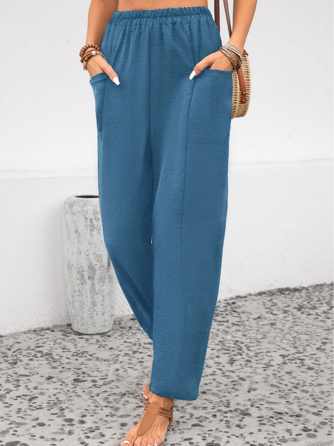 Effen Elastische Broek