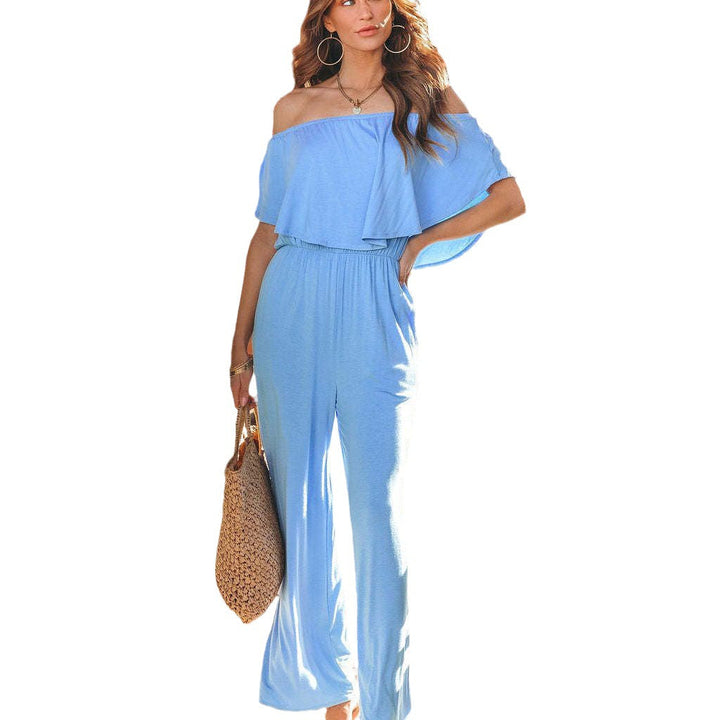 Casual One Shoulder Jumpsuit voor dames