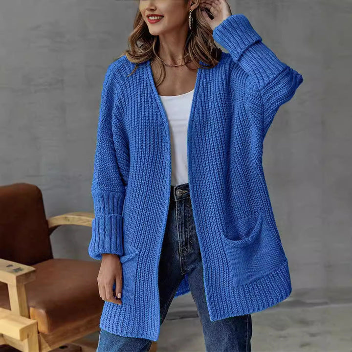 Dames Gebreide Casual Vintage Long Sleeve Cardigan